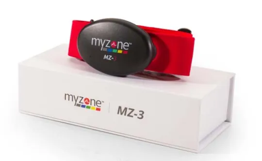 Myzone belt offered at select branches.