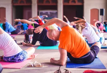 Yoga class