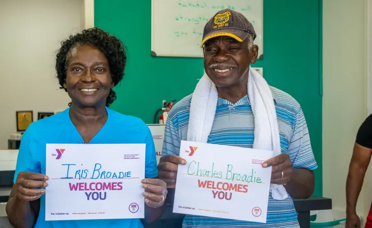 Charles Broadie at the YMCA of Greensboro