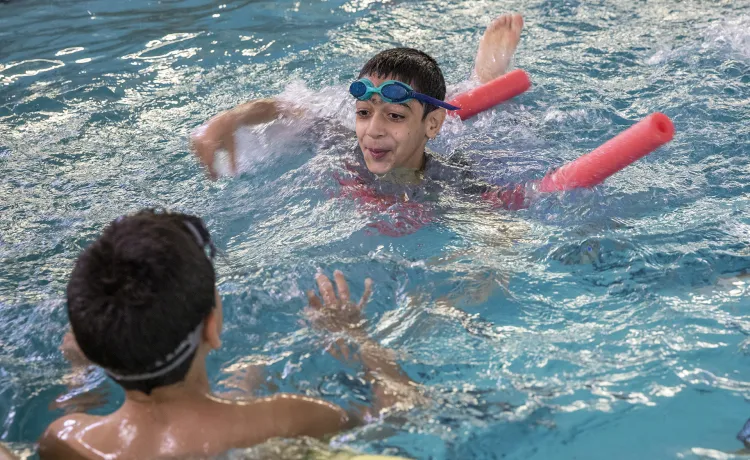 YMCA provides swim lessons to community members. 