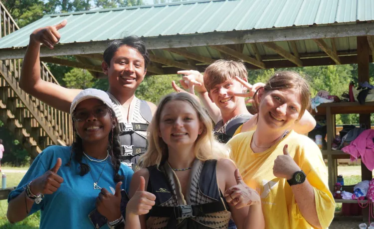 Teen Counselors at Camp Weaver