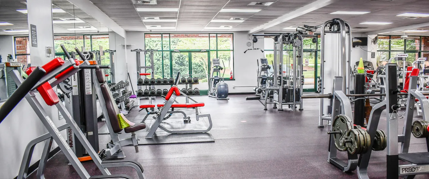 A photo of the fitness area at the Stoney Creek YMCA.