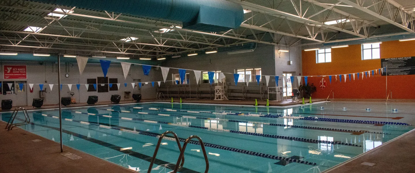 A photo of the Reidsville YMCA's pool.