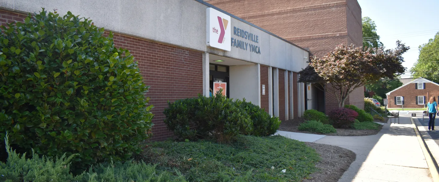 An exterior photo of the Reidsville YMCA.