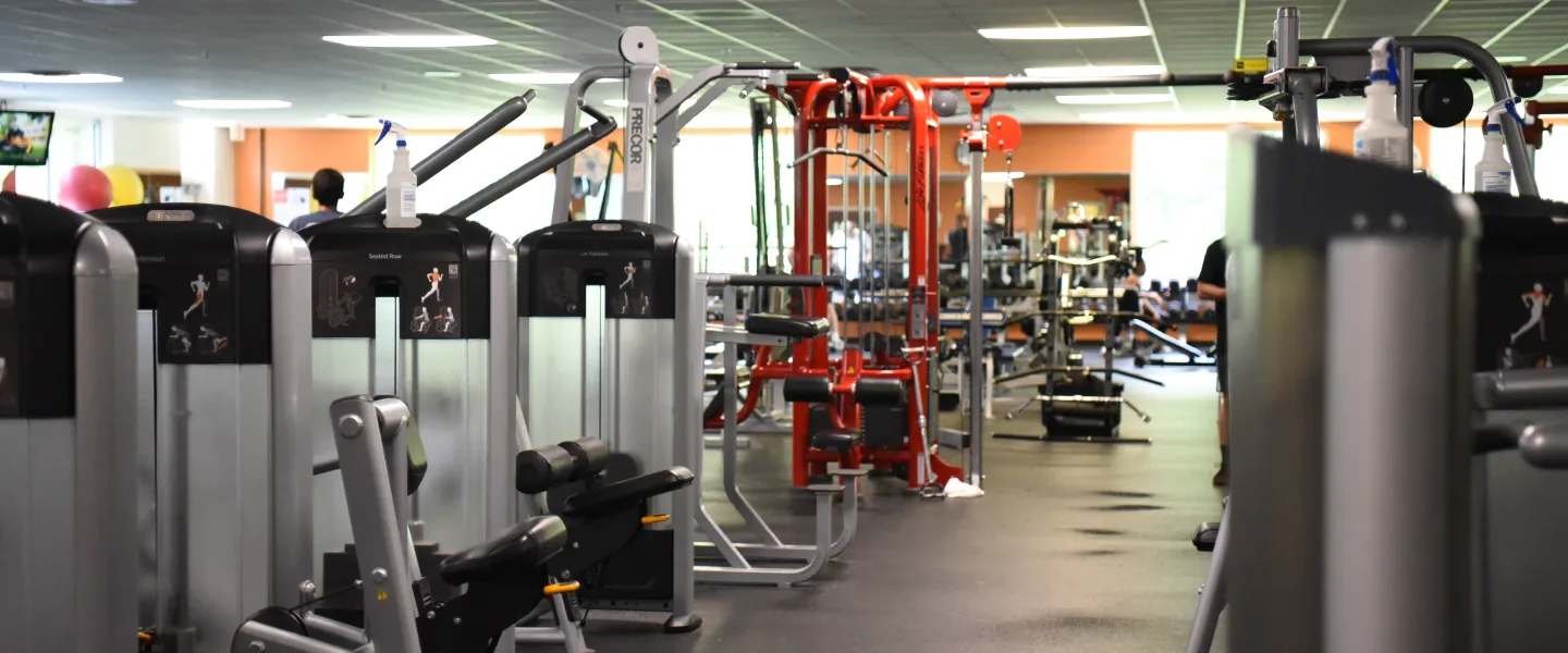 A photo of the Ragsdale YMCA's fitness area.