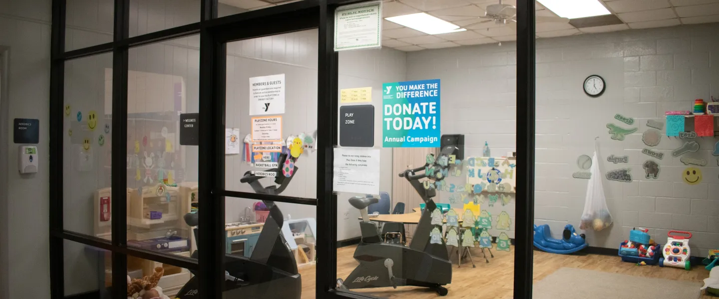 A photo of the Reidsville YMCA's childcare room.