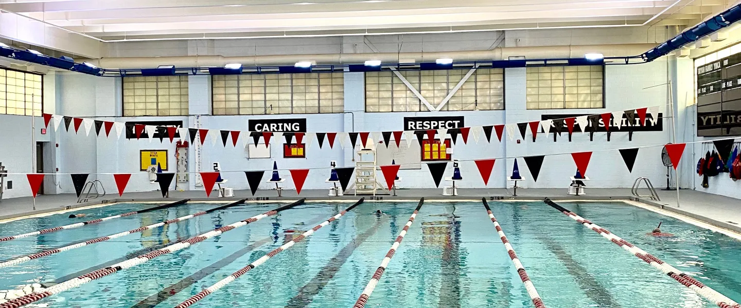 A photo of the Bryan YMCA's pool.