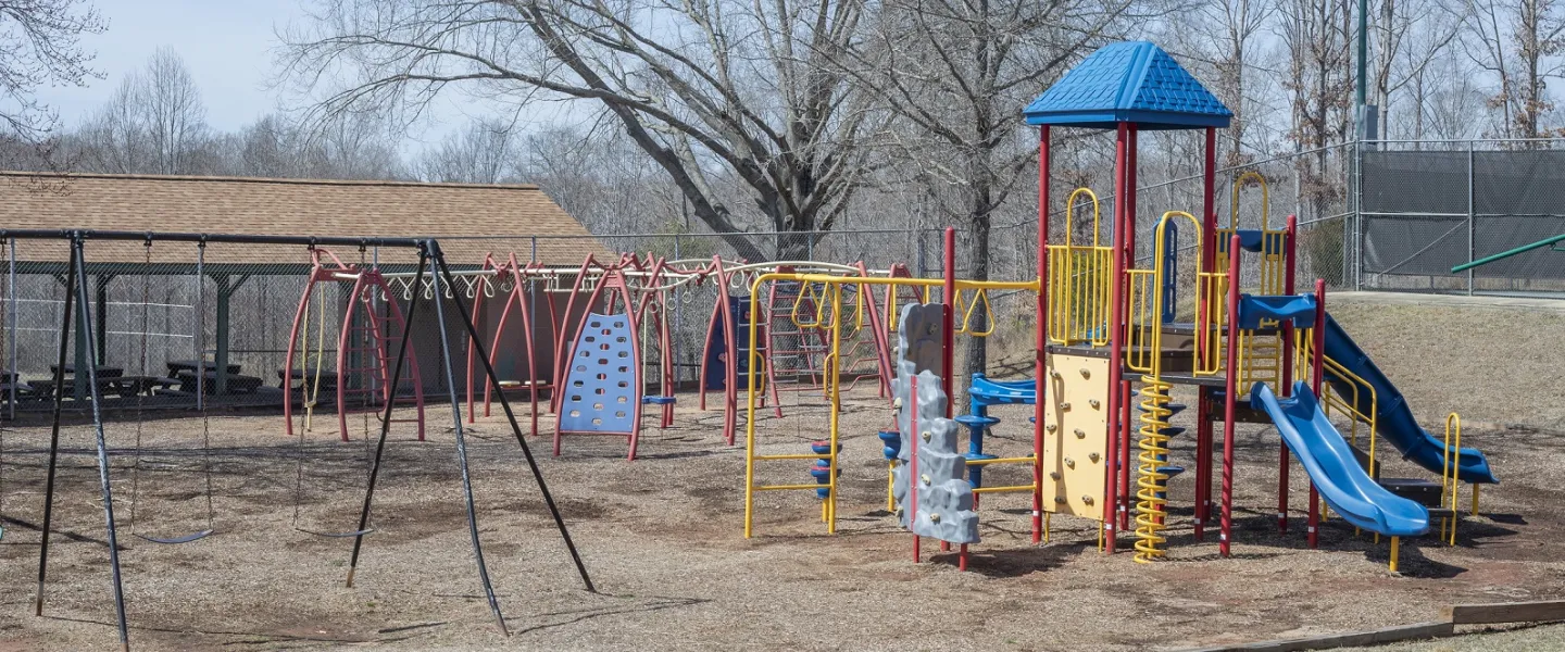 A photo of the Eden YMCA's playground.