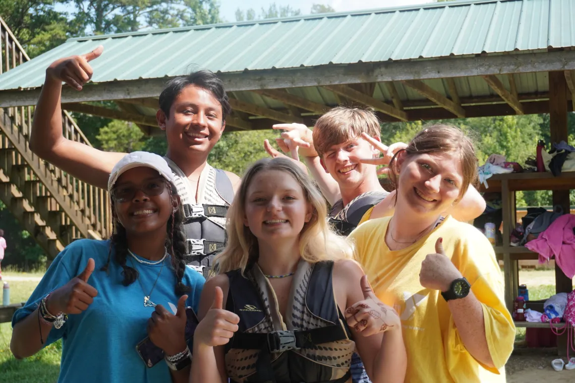 Teen Counselors at Camp Weaver