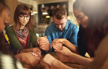 People praying together