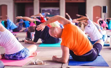 Yoga class