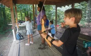 Archery at YMCA Camp Weaver